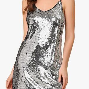 Glitter Sequin Mini Dress